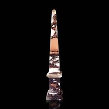 Obelisco De Mesa Mármol Calacatta Violeta Italian Marble Mesa Obelisk A 56cm comprar usado  Enviando para Brazil