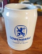 Vintage stoneware lowenbrau for sale  HUNTINGDON