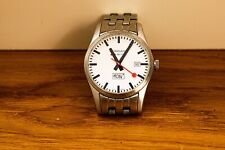 Relógio masculino Mondaine 30340 retrô data do dia 41 mm aço mostrador branco A667.30340.16SBM comprar usado  Enviando para Brazil