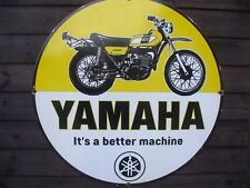 Enamel sign yamaha for sale  ABERYSTWYTH