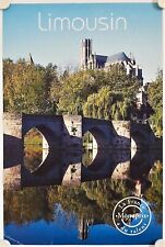 Limousin tourism poster d'occasion  Expédié en Belgium