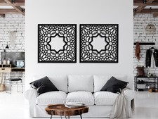 Używany, DEKORACJA ŚCIENNA 3D GLAMOUR DREWNO, ALHAMBRA, MAROKAŃSKI, ARABSKI, ISLAMSKI, 60 cm na sprzedaż  PL
