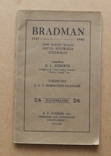 Bradman 1927 1941 for sale  HUNTINGDON