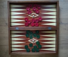 Backgammon holz intarsien gebraucht kaufen  Murnau a.Staffelsee