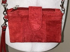 Red suede leather for sale  Theodore