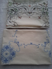 Vintage cream embroidered for sale  GRIMSBY