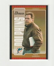 2005 Bowman Bronze #73 Nick Saban Rookie Dolphins Alabama comprar usado  Enviando para Brazil