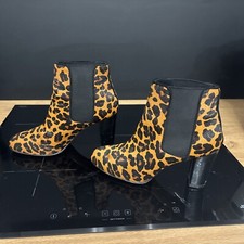 Bottines cuir leopard d'occasion  Janzé