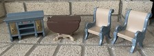 Cadeiras de mesa Fisher Price Loving Family buffet móveis para sala de jantar 2008 comprar usado  Enviando para Brazil