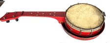 Usado, Mini ukulele antigo TRAVEL U-King banjo 21,5 polegadas de comprimento metal traseiro bajolele *E comprar usado  Enviando para Brazil