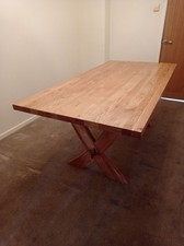 Solid oak table for sale  WREXHAM