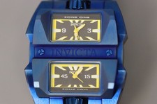 INVICTA Akula masculino 50mm aço inoxidável mostrador azul preto 763 quartzo 41710 - comprar usado  Enviando para Brazil