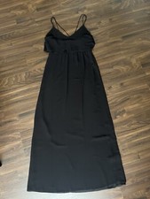 Maxikleid damen schwarz gebraucht kaufen  Lorch
