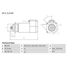 Bosch anlasser 0986013260 gebraucht kaufen  Idar-Oberstein