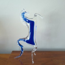 Vintage murano blue for sale  POOLE