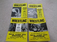 wrestling programmes for sale  READING