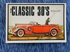 The Classic 30's Automobile 1973 Book No. 4 Collector's Series 2- Antique Cars segunda mano  Embacar hacia Mexico