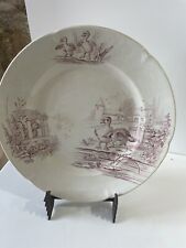 Assiette plate terre d'occasion  Saint-Georges-de-Reneins