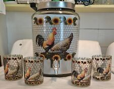 Rooster chicken glass for sale  Savannah