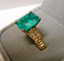 14k green emerald for sale  Foley