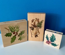 Wooden rubber stamp for sale  LEICESTER