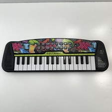 Brinquedos eletrônicos de teclado música piano infantil testados e funcionando comprar usado  Enviando para Brazil