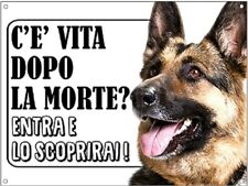 Targa cartello attenti usato  Acate