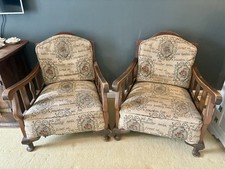 Two antique upholstered for sale  NORTHAMPTON