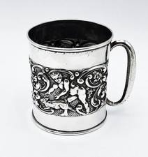 Silver christening mug for sale  SALISBURY