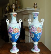 Pair handpainted french for sale  BRIDGNORTH
