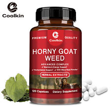 Usado, Erva daninha Horny Goat - Raiz de maca, Tribulus, Panax Ginseng - Reforço de testosterona comprar usado  Enviando para Brazil