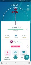 💦Non Shiny Gigantamax Inteleon (Intelleon) Pokemon GO💦Registered 20k or PTC comprar usado  Enviando para Brazil