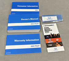 2022 Honda Pilot Owners Conjunto Manual NOVO Livros Pano de Microfibra Guias do Usuário 22 OEM comprar usado  Enviando para Brazil