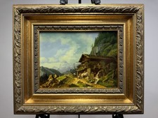 Gemälde bergbauernhof morgen gebraucht kaufen  Mahlow