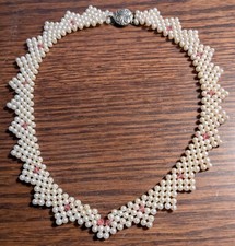 Collier plastron perles d'occasion  Lignières