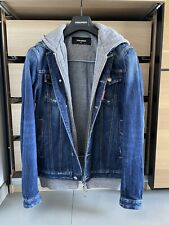 Giacca jeans cappuccio usato  Imola
