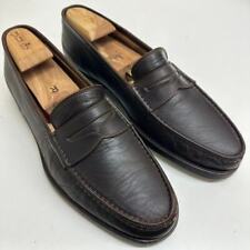 Mocassim masculino vintage Susan Bennis / Warren Edwards meia alça marrom panturrilha 11,5 comprar usado  Enviando para Brazil
