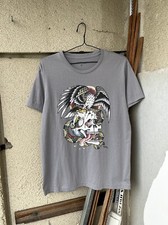 Camiseta Ed Hardy Skull Eagle Grande Logotipo Japonês Vintage Y2K Tamanho M Cinza comprar usado  Enviando para Brazil