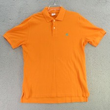 Camisa polo masculina Brooks Brothers laranja média manga curta sólida golfe original, usado comprar usado  Enviando para Brazil