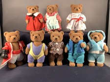 Flocked bears lot for sale  Holland