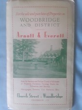 Vintage map woodbridge for sale  IPSWICH