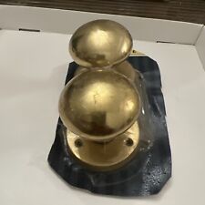 Pair solid brass for sale  EDGWARE