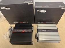 Pacote amplificador Marts Digital MXD3000W e MXS1200X4 - amplificador de baixo e 4 canais 4200W RMS comprar usado  Enviando para Brazil