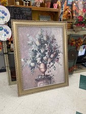 Framed floral large for sale  Louisville