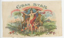 Etiqueta original da caixa de charuto Cuban Star, usado comprar usado  Enviando para Brazil
