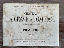 étiquette château grave d'occasion  Toul