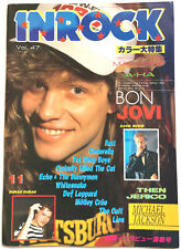 Usado, Revista de música japonesa INROCK 11/1987 Bon Jovi então Jerico Madonna Duran Ratt usada comprar usado  Enviando para Brazil