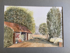 Watercolour country garden for sale  UK