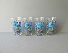Verres décor fleurs d'occasion  Mortrée