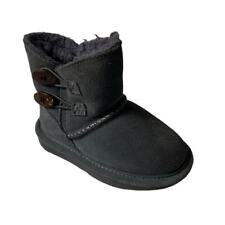 Botas cortas de gamuza de oveja grises Bearpaw para niñas pequeñas talla 7  segunda mano  Embacar hacia Argentina